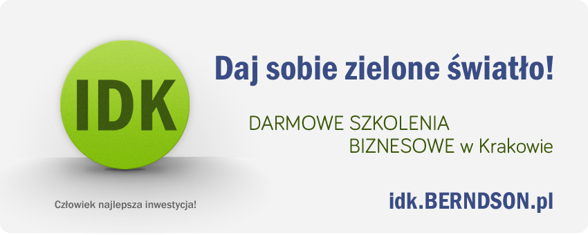 IDK - Daj sobie zielone światło! - Darmowe szkolenia biznesowe w Krakowie